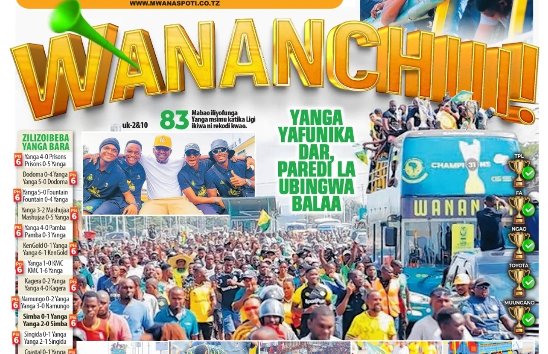 MAGAZETI ya Leo Jumanne 01 July 2025