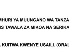 WALIOITWA kwenye Usaili TAMISEMI July 2025