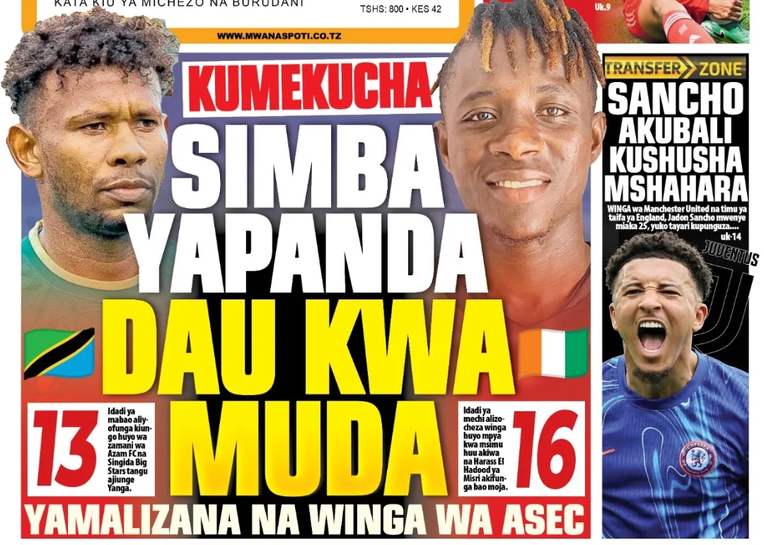 MAGAZETI ya Leo Alhamisi 10 July 2025