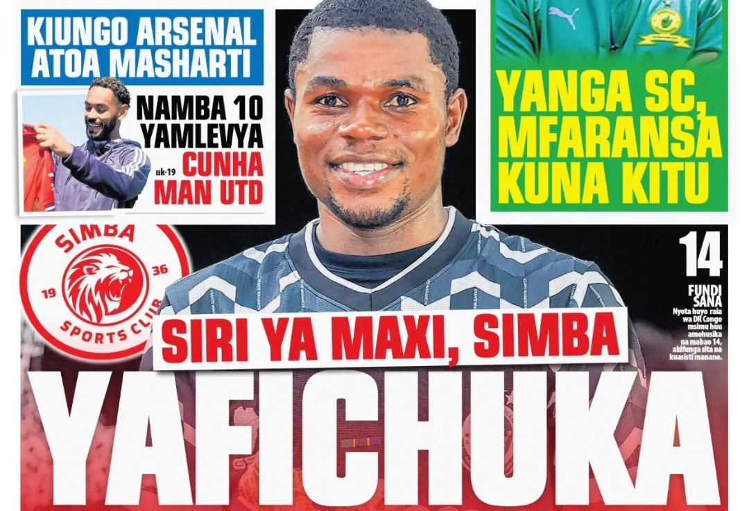 MAGAZETI ya Leo Jumamosi 12 July 2025