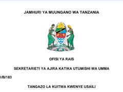 MAJINA ya Walioitwa Kwenye Usaili RUWASA, FETA na Wizara ya Mambo ya Nje na Ushirikiano wa Afrika Mashariki July 2025