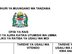MABADILIKO ya Ratiba ya Usaili Taasisi ya Tiba ya Mifupa Muhimbili (MOI)
