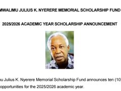 NAFASI Za Ufadhili wa Masomo Mwalimu Nyerere Memorial Academy University 2025/2026