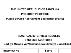 MATOKEO ya Usaili wa Vitendo HESLB 09/08/2025