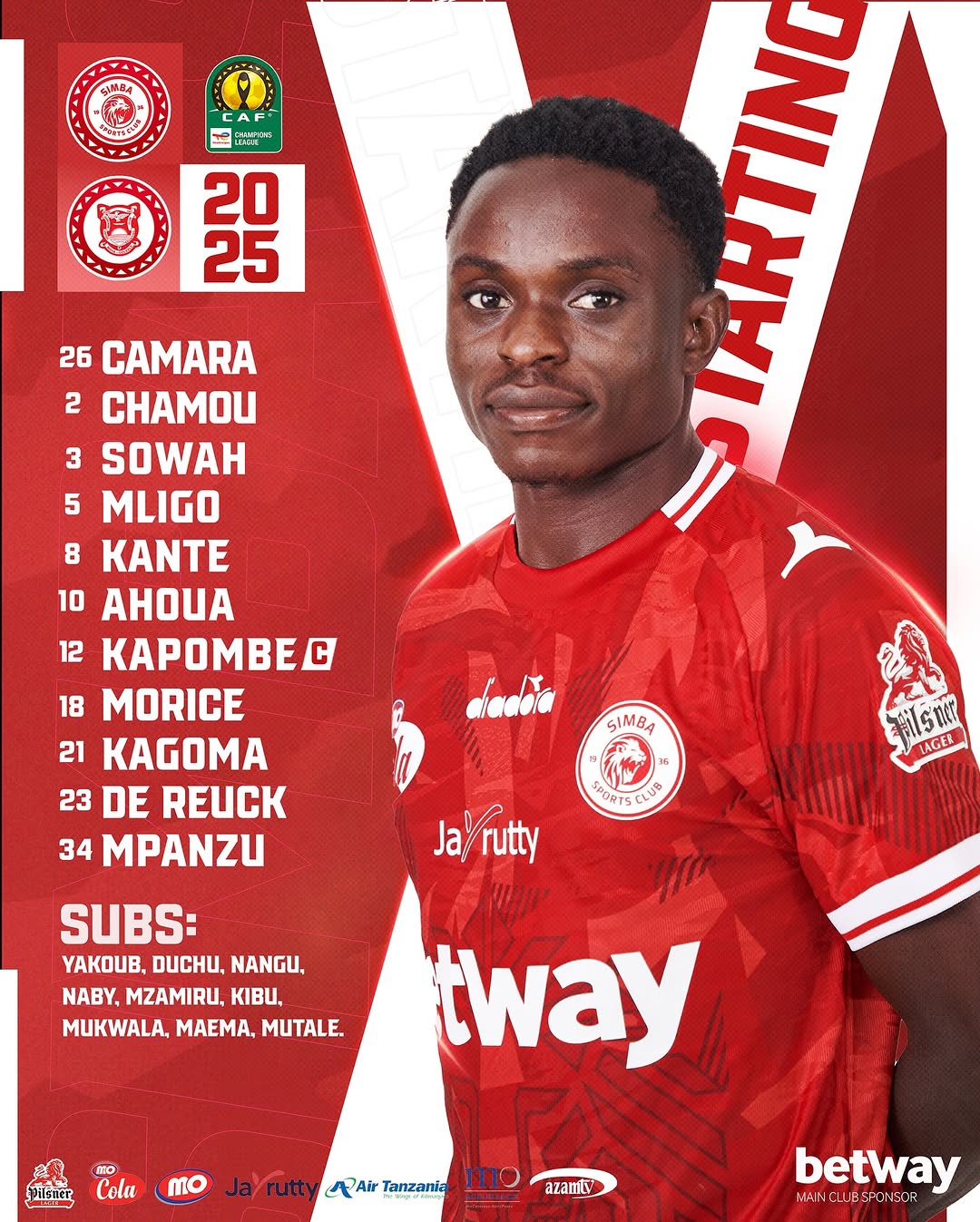 KIKOSI Cha Simba SC vs Gaborone United 28 September 2025