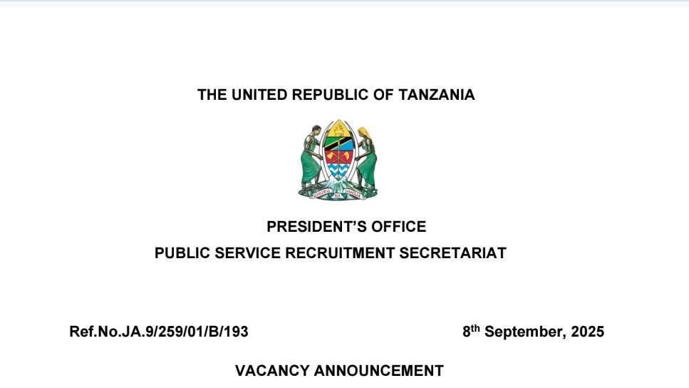 NAFASI 298 Za Kazi VETA, TAWIRI, SUA, NIMR, TFNC, NMT na TBA