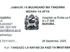 NAFASI 22 Za Kazi Hospitali ya Rufaa ya Mkoa Bukoba-Kagera