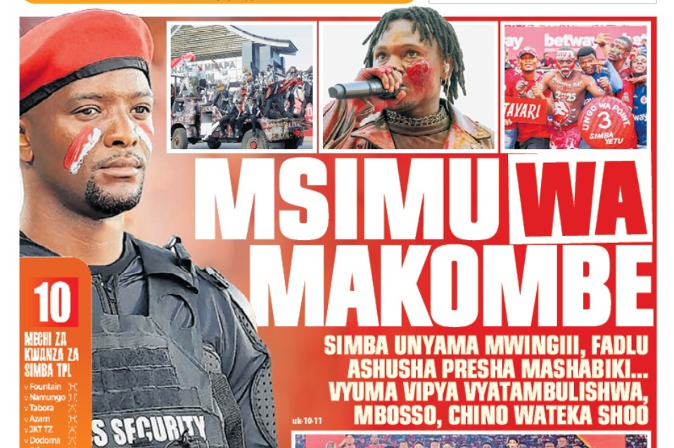 MAGAZETI ya Leo Alhamisi tarehe 11 September 2025