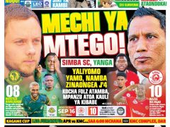 MAGAZETI ya Leo Jumatatu tarehe 15 September 2025