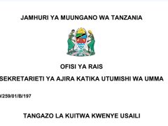 KUITWA Kwenye Usaili MDAs & LGAs 17/09/2025
