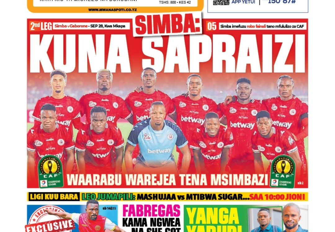 MAGAZETI ya Leo Jumapili 21 September 2025