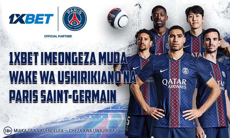 1xbet Yaongeza Muda wa Ushirikiano na PSG