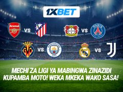 LIGI ya Mabingwa imerejea Jisajili hapa Ushinde na 1XBET