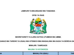 MCHANGANUO wa Tarehe ya Usaili wa Vitendo Kada ya Dereva Daraja La II Majina ya Nyongeza