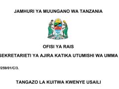KUITWA Kwenye Usaili TIE, IRDP, TARI na NECTA 07/10/2025