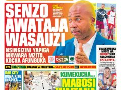 MAGAZETI ya Leo Jumatano 22 October 2025