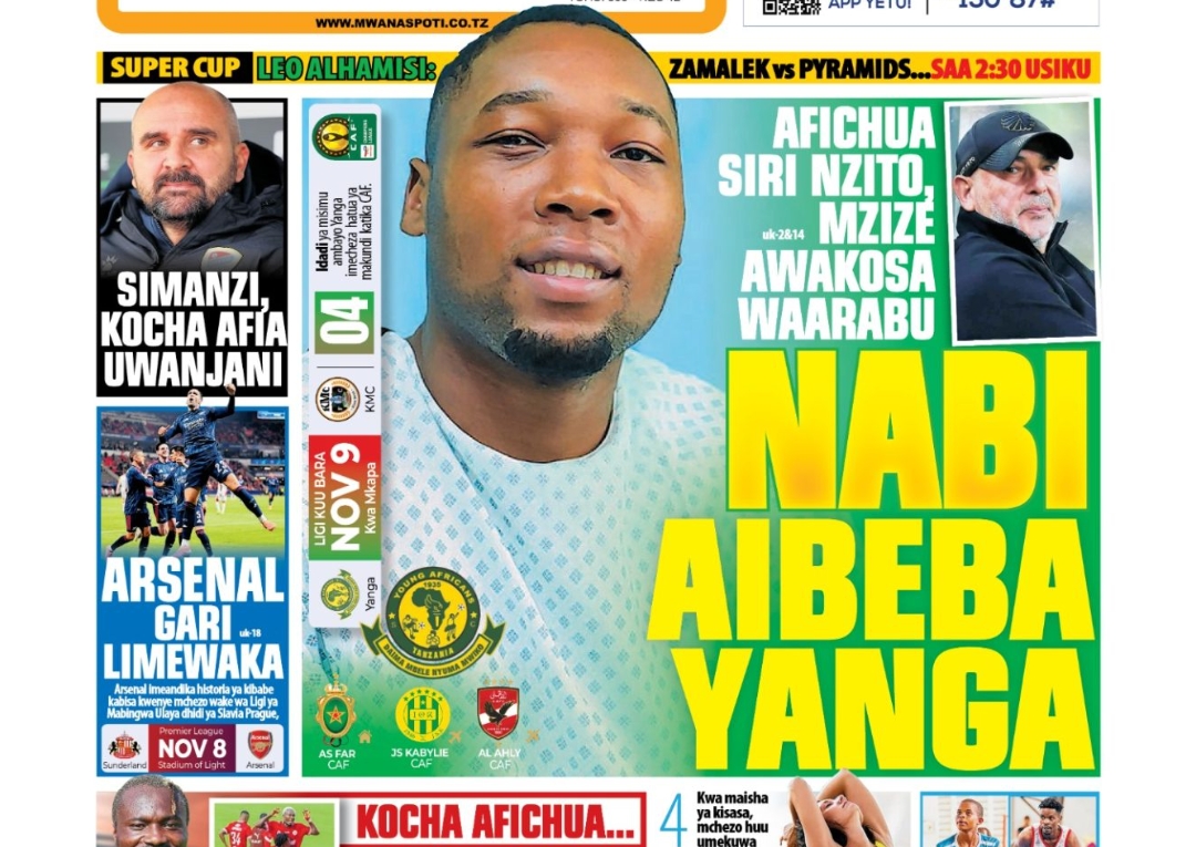 MAGAZETI ya Leo Alhamisi 06 October 2025