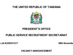 NAFASI 976 Za Kazi UTUMISHI 09/11/2025