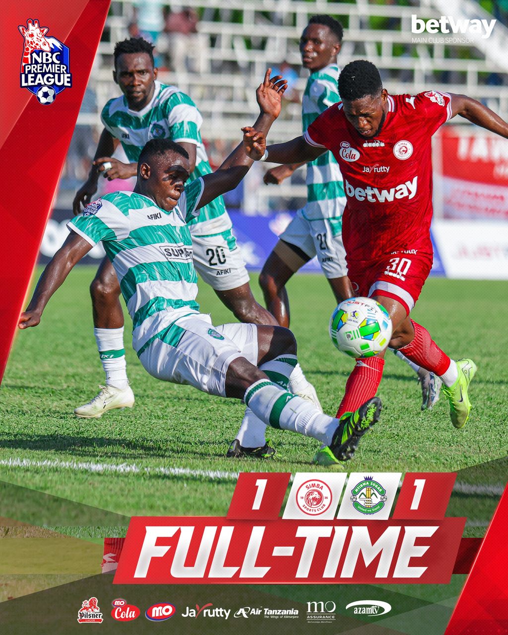 MATOKEO Simba SC vs Mtibwa Sugar 18 January 2026