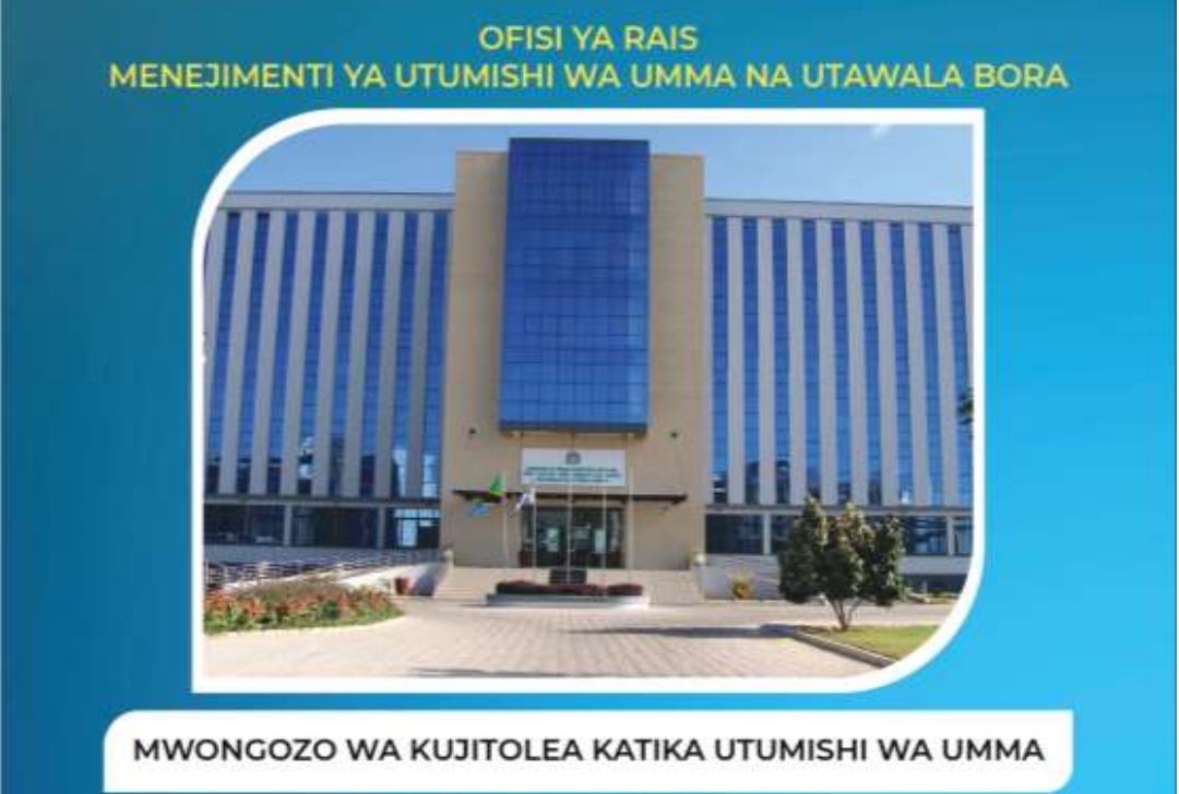 MWONGOZO wa kujitolea katika Utumishi wa Umma