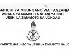 KUITWA Kwenye Mafunzo Jeshi la Zimamoto na Uokoaji 2026