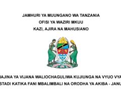 5,746 Wachaguliwa Kujiunga na Mafunzo ya Uanagenzi 2026