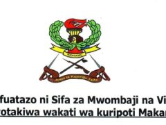 SIFA na Vifaa vinavyotakiwa wakati wa kuripoti Makambini JKT
