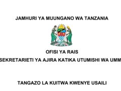 KUITWA Kwenye Usaili MDAs & LGAs 2026