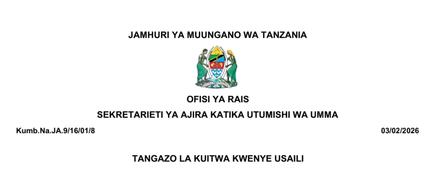 KUITWA Kwenye Usaili MDAs & LGAs 2026
