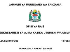 NAFASI 100 Za Afisa Muuguzi Msaidizi Daraja la II MDAs & LGAs