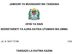 KUITWA Kazini UTUMISHI 13/02/2026