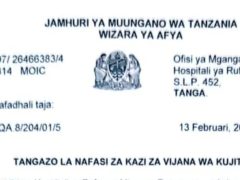 NAFASI 20 Za Kazi Hospitali ya Rufaa ya Mkoa wa Tanga