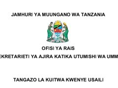 KUITWA Kwenye Usaili TAA, TASAC, CBE, IAE, GST, TBA, MOI, TPC, TAWIRI na TASHICO 02/03/2026