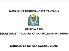 KUITWA Kwenye Usaili MDAs & LGAs 12/03/2026