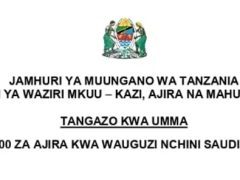 NAFASI 300 Za Wauguzi nchini Saudi Arabia