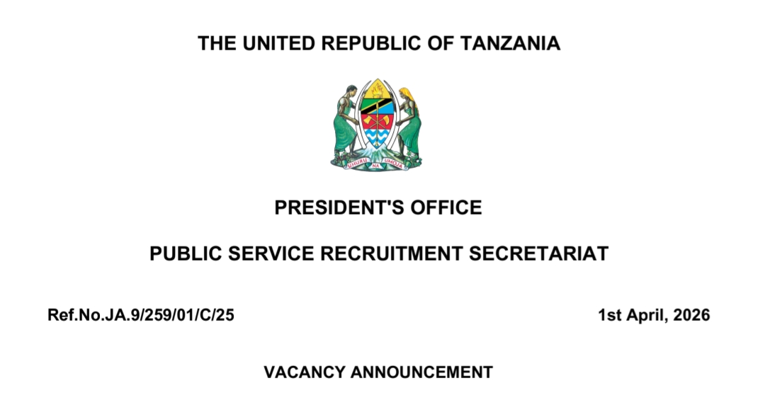 NAFASI 24 Za Kazi TIA na TMA April 2026