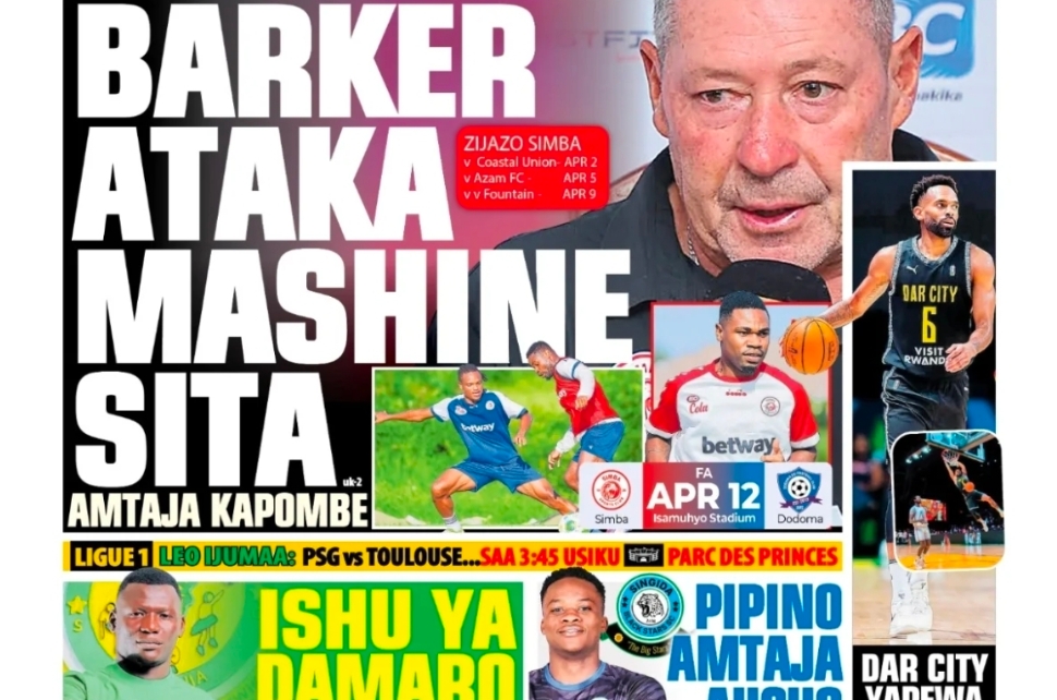 MAGAZETI ya Leo Ijumaa 03 April 2026