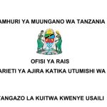 KUITWA Kwenye Usaili MDAs & LGAs 09 April 2026